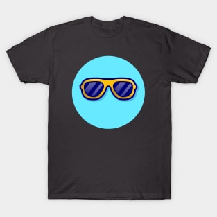 Glasses Cartoon Vector Icon Illustration T-Shirt